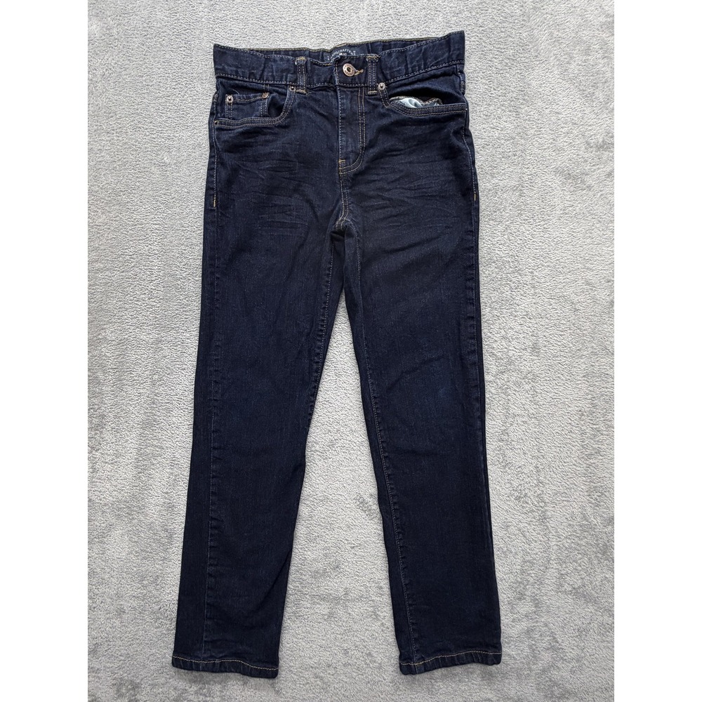Lucky Brand Jeans Youth 12 Dark Wash Blue Classic‎ Straight Stretch Denim Casual